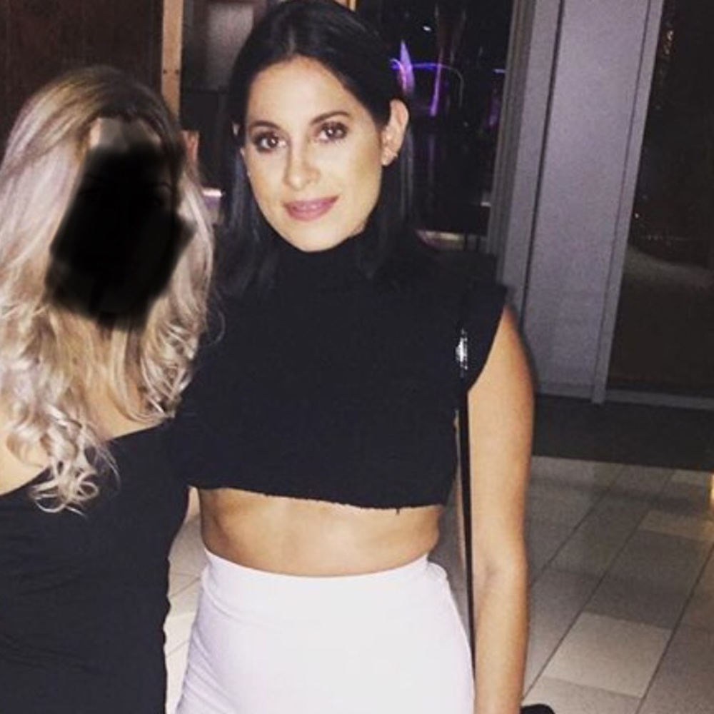 Black crop top